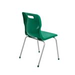 Titan 4 Leg Classroom Chair 497x477x790mm Green KF72191