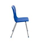 Titan 4 Leg Classroom Chair 497x495x820mm Blue KF72195
