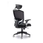 Arista Lexi High Back Chair + Headrest 710x310x600mm Black H-9056-L1
