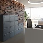 Jemini 2 Drawer Filing Cabinet Lockable 470x622x711mm Black KF72585