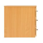5 Star Modara 18mm Mobile 3 Drw Pedestal 434x580x525mm Beech KF73518