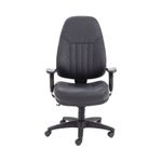 Avior Thorpe High Back Task Chair 670x650x1090-1175mm Black KF74022