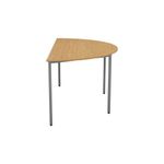 Jemini Semi Circular Multipurpose Table 1600x800x730mm Nova Oak KF74400