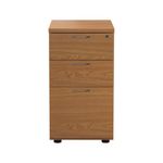 First 3 Drawer Desk High Pedestal 404x600x730mm Nova Oak KF74466