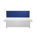 First Desk Mounted Screen 1400x25x400mm Special Blue KF74838