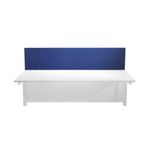 First Desk Mounted Screen1800x25x400mm Special Blue KF74842