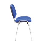 First Ultra Multipurpose Stacking Chair 532x585x805mm Blue KF74893
