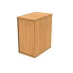 Astin 3 Drawer Desk High Pedestal Lockable 404x600x730mm Norwegian Beech KF77714