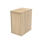 Astin 3 Drawer Desk High Pedestal Lockable 404x600x730mm Canadian Oak KF77715