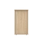 Astin 3 Drawer Desk High Pedestal Lockable 404x600x730mm Canadian Oak KF77715