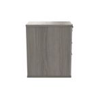 Astin 3 Drawer Desk High Pedestal Lockable 404x600x730mm Alaskan Grey Oak KF77717