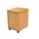 Astin 2 Drawer Mobile Under Desk Pedestal 400x500x590mm Norwegian Beech KF77722