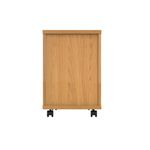 Astin 2 Drawer Mobile Under Desk Pedestal 400x500x590mm Norwegian Beech KF77722
