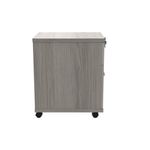 Astin 2 Drawer Mobile Under Desk Pedestal 400x500x590mm Alaskan Grey Oak KF77728