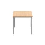Astin Rectangular Multipurpose Table 1200x800x730mm Norwegian Beech/Silver KF77734
