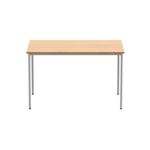 Astin Rectangular Multipurpose Table 1200x800x730mm Norwegian Beech/Silver KF77734