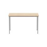 Astin Rectangular Multipurpose Table 1200x600x730mm Canadian Oak/Silver KF77736