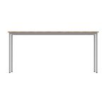 Astin Rectangular Multipurpose Table 1660x600x730mm Canadian Oak/Silver KF77737