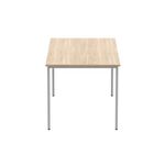 Astin Rectangular Multipurpose Table 1600x800x730mm Canadian Oak/Silver KF77739