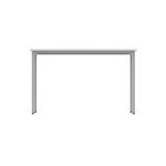 Astin Rectangular Multipurpose Table 1200x600x730mm Arctic White/Silver KF77740