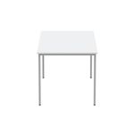 Astin Rectangular Multipurpose Table 1600x800x730mm Arctic White/Silver KF77743