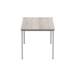 Astin Rectangular Multipurpose Table 1600x800x730mm Alaskan Grey Oak/Silver KF77747