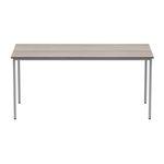 Astin Rectangular Multipurpose Table 1600x800x730mm Alaskan Grey Oak/Silver KF77747