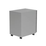 Astin 3 Drw Mobile Under Desk Steel Pedestal 390x524x595mm Slv KF77748