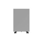 Astin 3 Drw Mobile Under Desk Steel Pedestal 390x524x595mm Slv KF77748