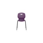 Titan Arc Four Leg Classroom Chair Size 5 Grape KF77792