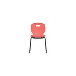 Titan Arc Four Leg Classroom Chair Size 6 Coral KF77797