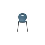 Titan Arc Four Leg Classroom Chair Size 6 Steel Blue KF77802