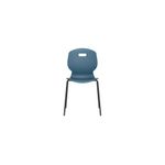Titan Arc Four Leg Classroom Chair Size 6 Steel Blue KF77802
