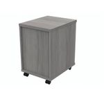 Polaris 2 Drawer Mobile Under Desk Pedestal 404x500x595mm Alaskan Grey Oak KF77888
