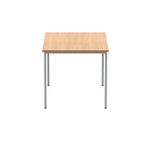 Polaris Rectangular Multipurpose Table 1200x800x730mm Norwegian Beech/Silver KF77892