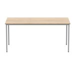 Polaris Rectangular Multipurpose Table 1600x800x730mm Canadian Oak/Silver KF77897