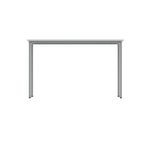 Polaris Rectangular Multipurpose Table 1200x600x730mm Arctic White/Silver KF77898
