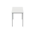 Polaris Rectangular Multipurpose Table 1600x600x730mm Arctic White/Silver KF77899