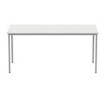 Polaris Rectangular Multipurpose Table 1600x800x730mm Arctic White/Silver KF77901