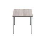 Polaris Rectangular Multipurpose Table 1600x800x730mm Alaskan Grey Oak/Silver KF77905