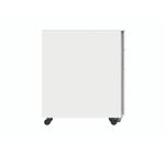 Polaris 3 Drawer Mobile Under Desk Steel Pedestal 480x680x580mm White KF77907