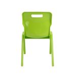 Titan One Piece Classroom Chair 480x486x799mm Lime (Pack of 30) KF78634