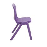Titan One Piece Classroom Chair 482x510x829mm Purple (Pack of 30) KF78643
