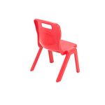 Titan One Piece Classroom Chair 360x320x513mm Red (Pack of 30) KF78594