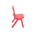 Titan One Piece Classroom Chair 360x320x513mm Red (Pack of 30) KF78594