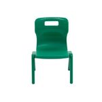 Titan One Piece Classroom Chair 360x320x513mm Green (Pack of 30) KF78596