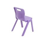 Titan One Piece Classroom Chair 363x343x563mm Purple (Pack of 30) KF78605