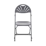 Titan Folding Chair 445x460x870mm Charcoal KF78657