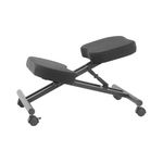 Jemini Kneeling Chair Black 800x200x480mm KF78705