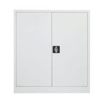 Talos Double Stationery Cupboard 920x420x1000mm White TCSDDC1000WH